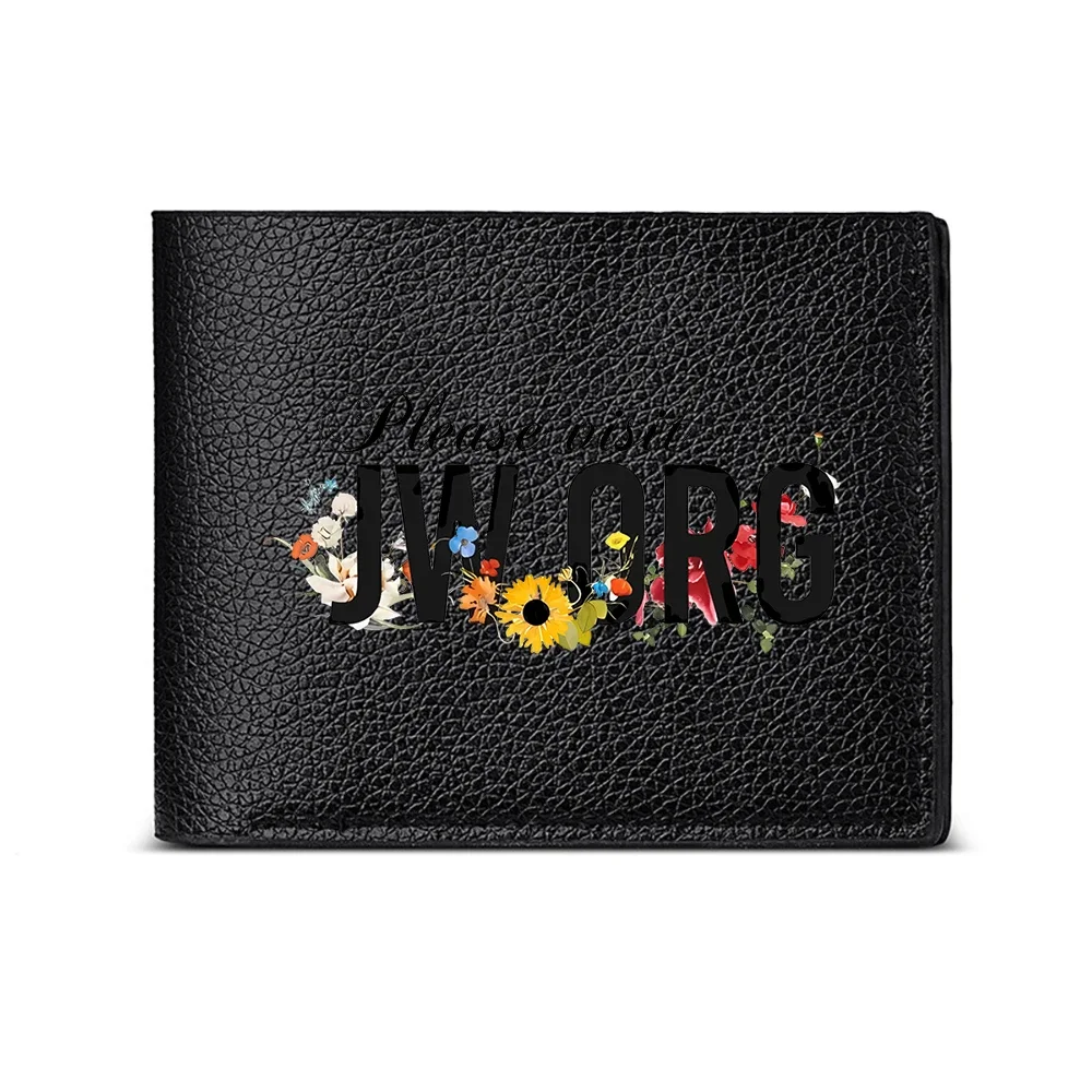 Floral Patterned Men's Wallet With Elegant Design And Modern Touch For Casual Business Use