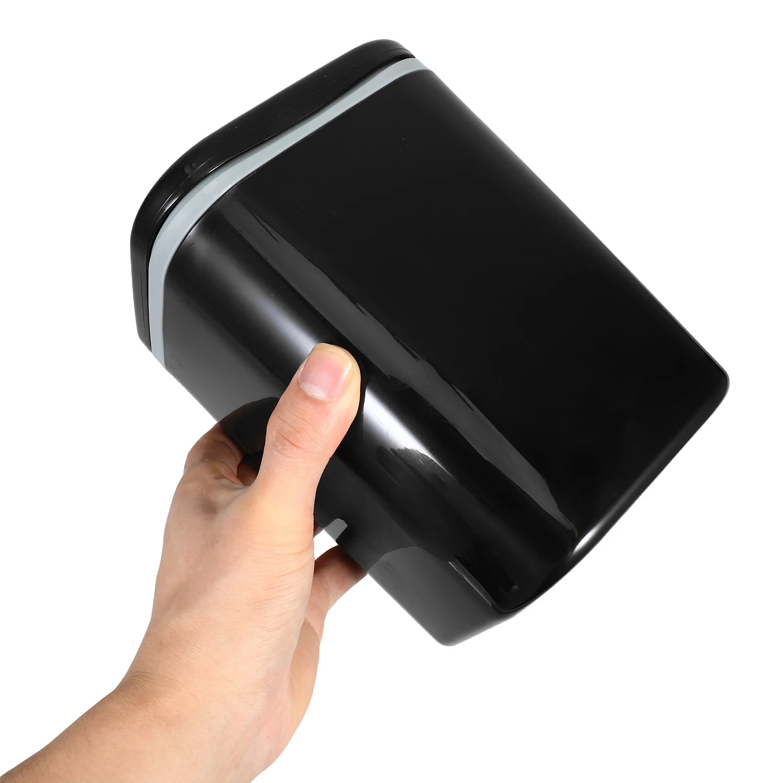 

Mini Desktop Trash Can With Lid Smooth Edges Smell Prevention For Bedroom Bathroom Kitchen Office Car Countertop Storage