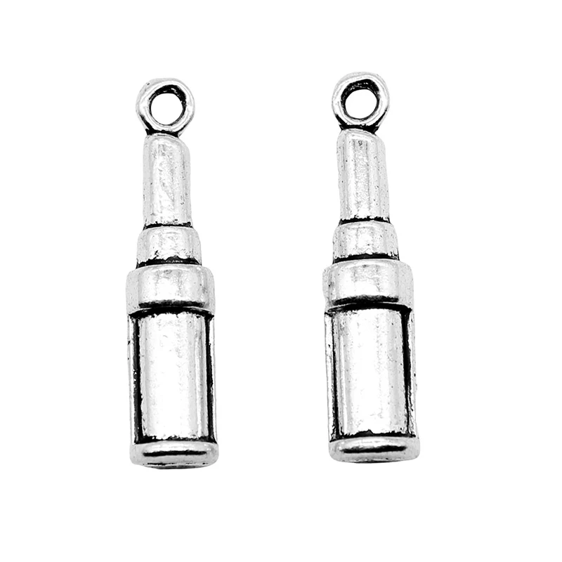 100pcs/lot DIY Jewelry Accessories Alloy Lipstick Holder  Earring Connector Bracelet  Pendant