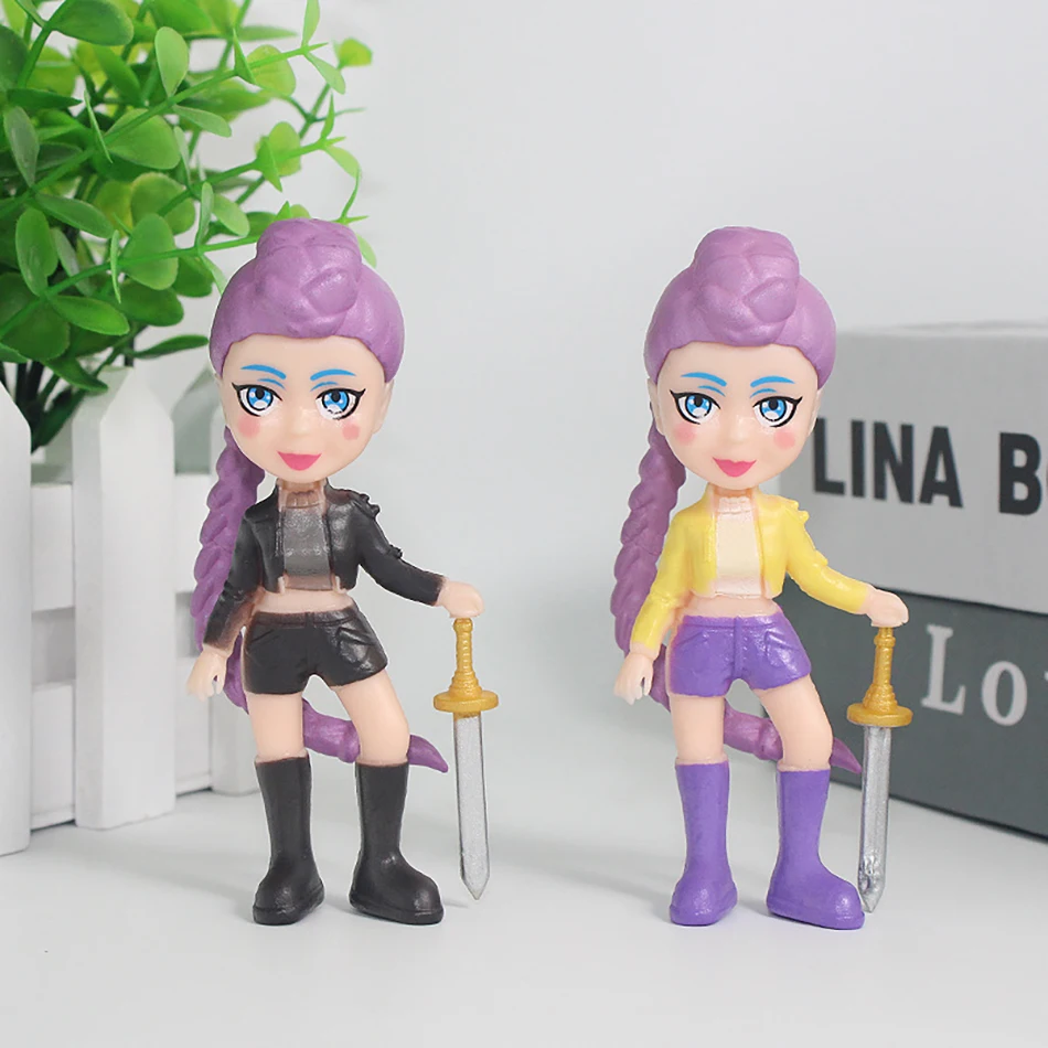 New Kpop Demon Hunters Figure Series Blind Box Derpys Tiger Rumi Mira Zoey Sussy Mini Figurine Phone Decor Model Christmas Gift'