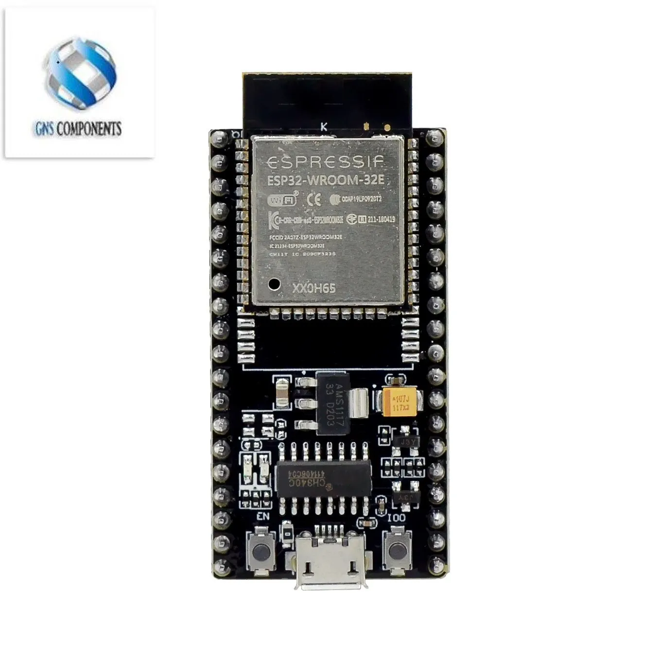 ESP32/ESP-32S Development Board NodeMCU-32S CH340 MICRO USB WiFi+For Bluetooth UltraLow Power Consumption Dual Core  ESP32-WROOM