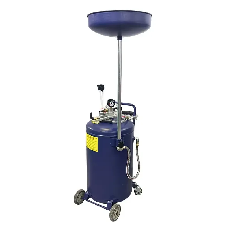 Hutz Pneumatic Waste Moving Tank Portable Drain Collector with Trolley Industrial Drainage Equipment for Workshop Cleaning