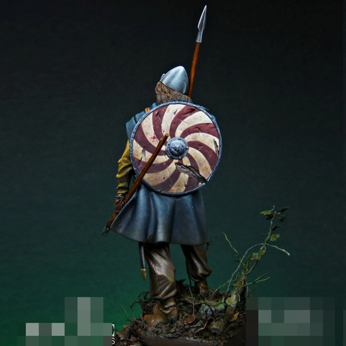 1/24 Resin figure unpainted model kit, historical theme Viking Warrior unassembled and unpainted GK