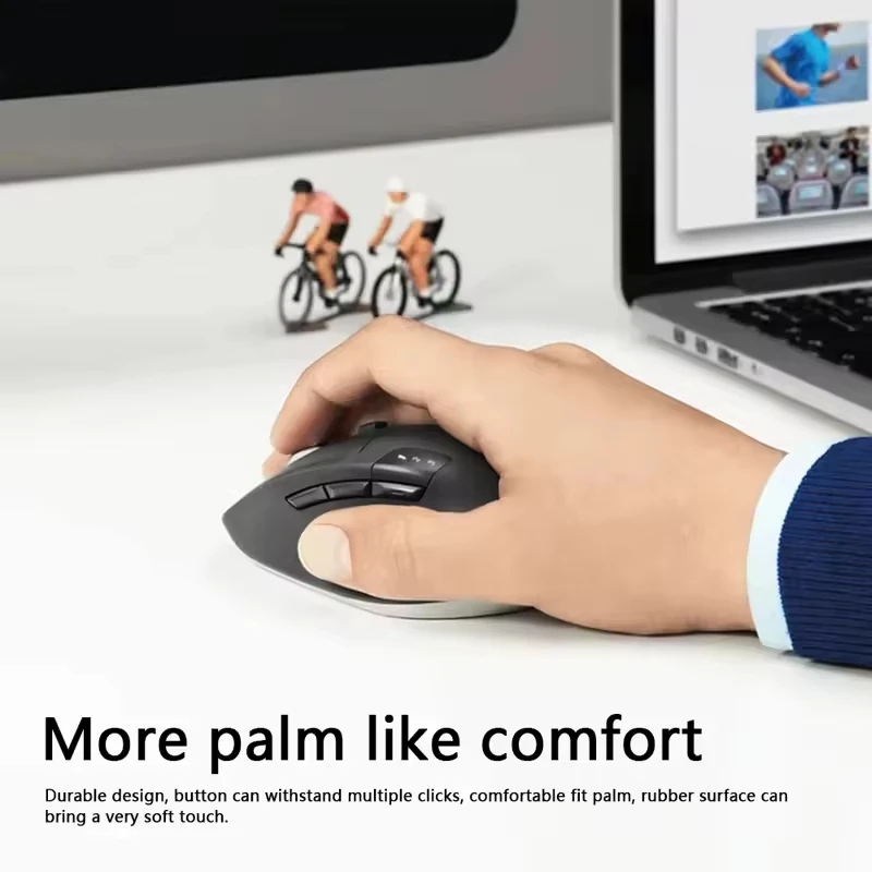 لوجيتك M720 ماوس بلوتوث لاسلكي مكتب ماوس بلوتوث متعدد الأجهزة زر مخصص وضع مزدوج ماوس لاسلكي ماك آي باد أسود #5