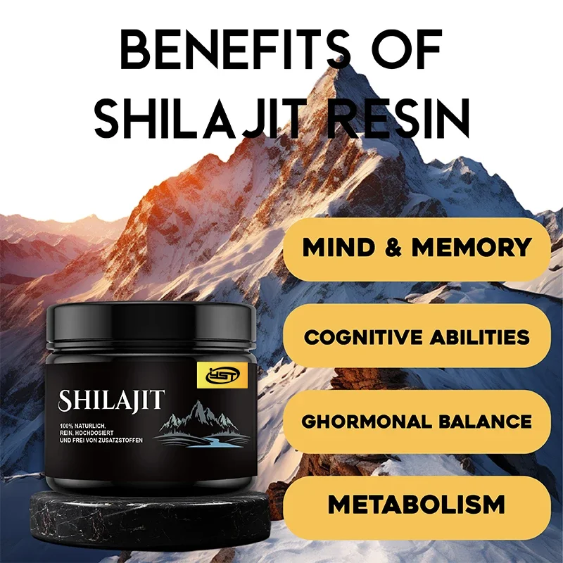 2Bottles Pure Himalayan Shilajit Resin , Natural Pure Shilajit Resin Lab Fulvic Acid Tested 85+ Trace Minerals