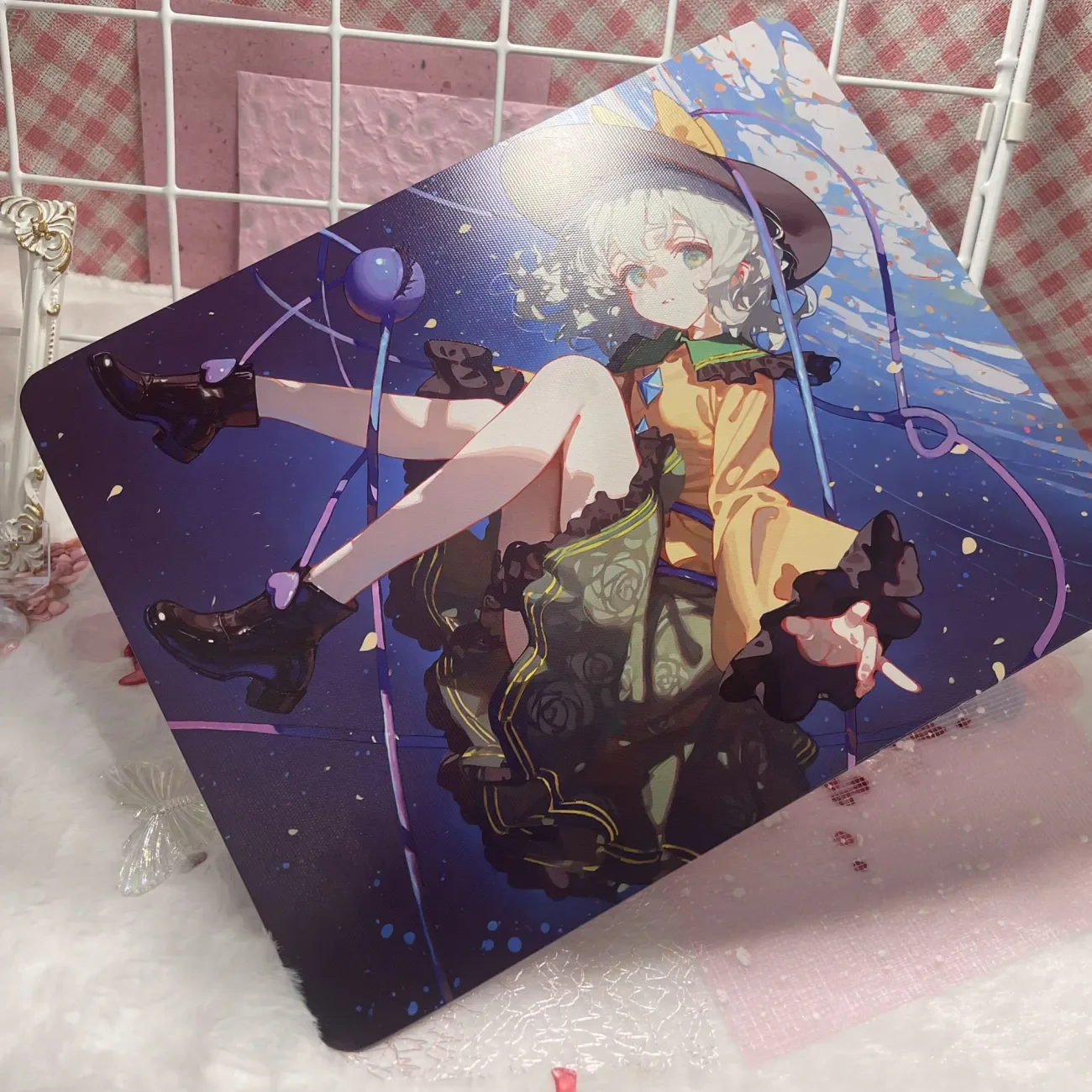 

Стеклянный коврик для мыши с милой девушкой, игровой коврик для мыши Sora, индивидуальный узор, закаленный гладкий коврик для игрового стола, Fps, киберспортивный офисный игровой коврик