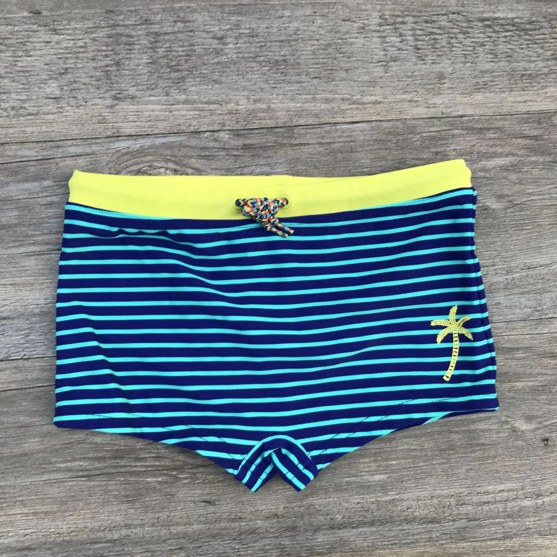 New Male Children Swimming Trunks Kids Striped Swim Shorts Baby Boys Beach Shorts Boy Pants Swimwear Kids Swimsuit 2-12 Years