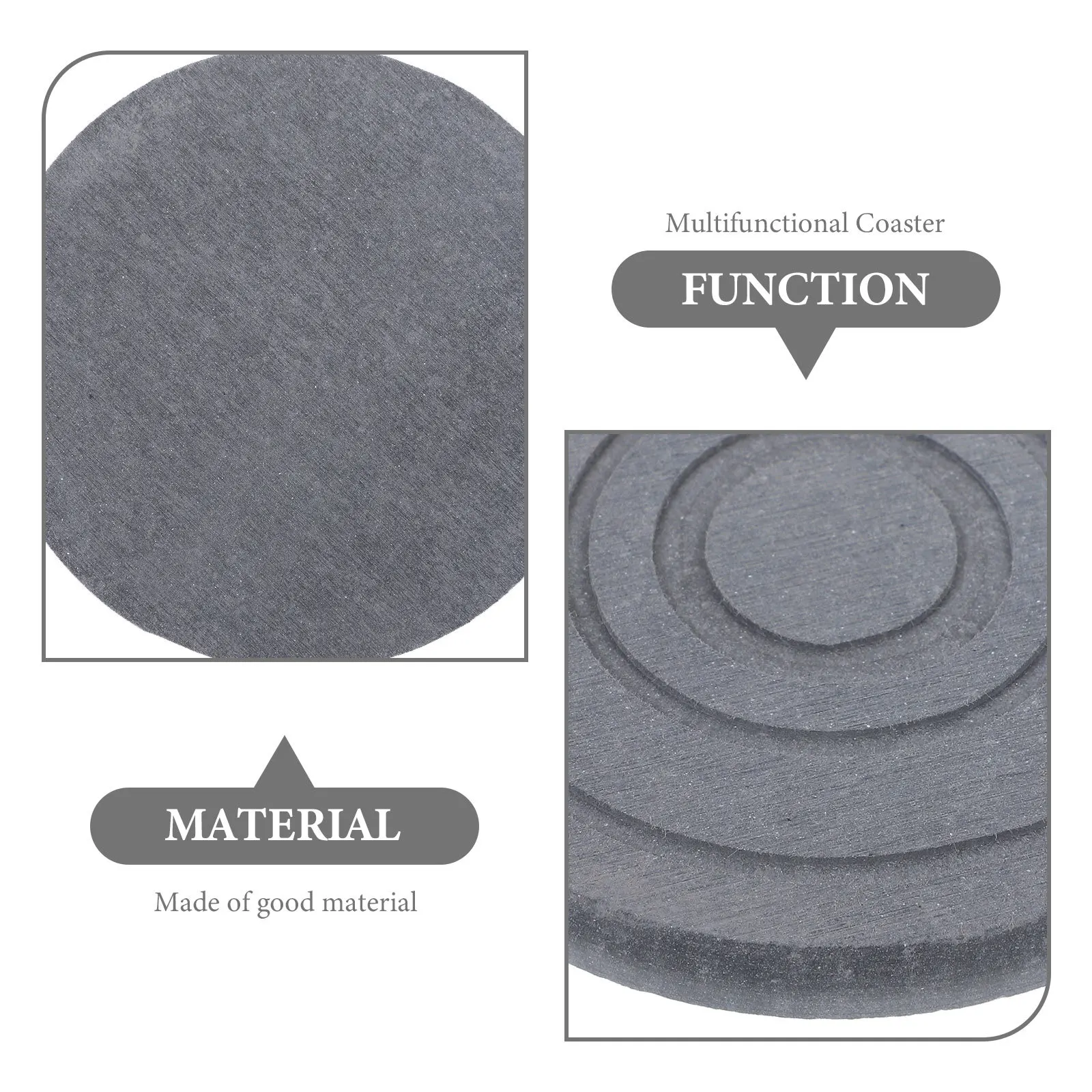 

4pcs Diatomite Water Absorbing Flowerpot Absorbent Coasters For Drinks Mat Absorbent Tray For Bathroom Kitchen Sink Table Cup