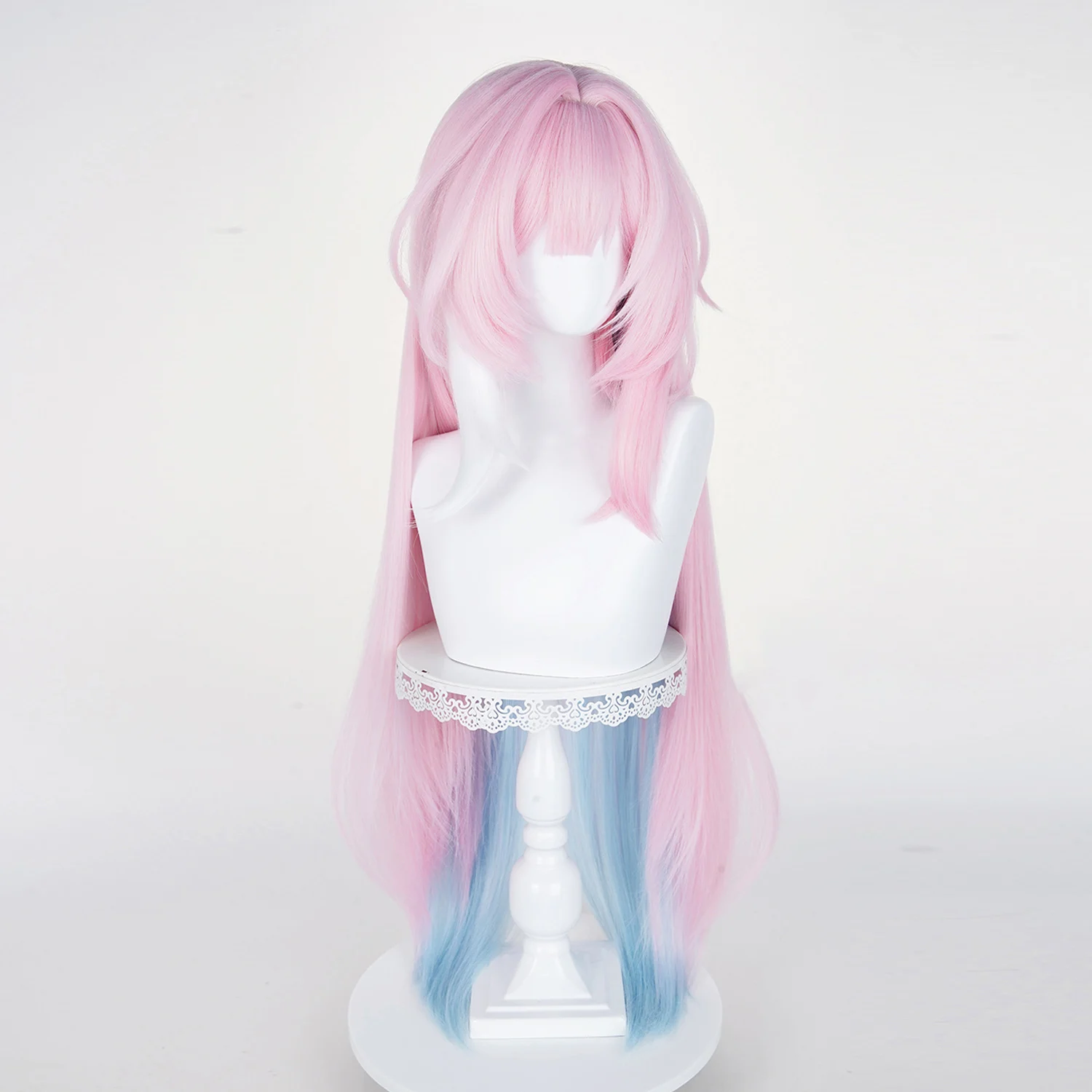 هونكاي: ستار السكك الحديدية سيرين شعر مستعار تأثيري 2nd شكل سيرين شعر مستعار تأثيري الوردي شعر مستعار طويل سيرين دور اللعب الشعر للنساء الكبار فتاة الدعامة