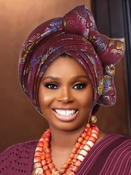 Bronzing African Headtie Braid Turban Caps for Women Nigeria Wedding Geles Party Headgear Headpiece Auto Gele Female Head Wraps