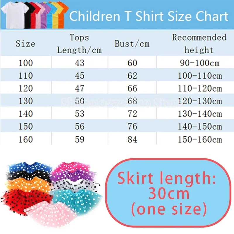 Mickey Minnie Mouse Kids T-shirt Birthday Dress Cartoon Summer Fashion Sets Polka Dot Print Round Neck Pink Clothing Girls Gift