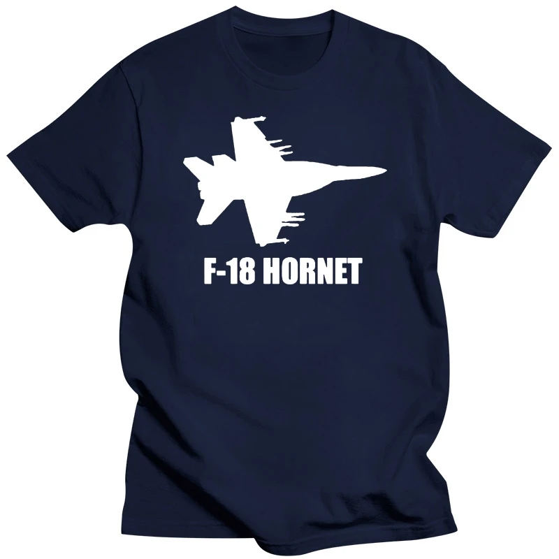 2019 New Arrival Men T Shirt New Casual Men's Streetwear Short Sleeve T Shirts F-18 HORNET USAF Jet Air Force Airplane Pilot Tee