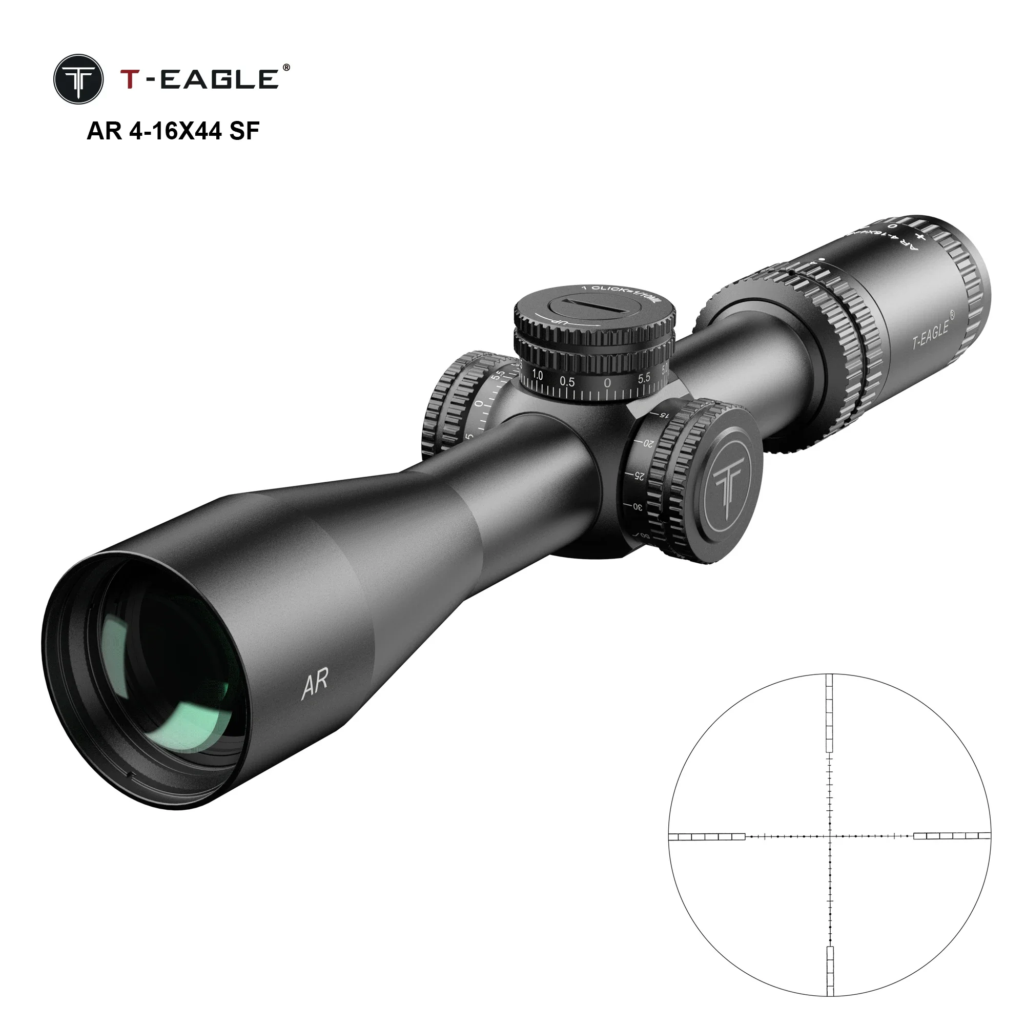

T-EAGLE Оптика AR 4-16x44 SF Тактические прицелы Зривной коллиматор Страйкбол Пневматический прицел Охота SFP Прицел