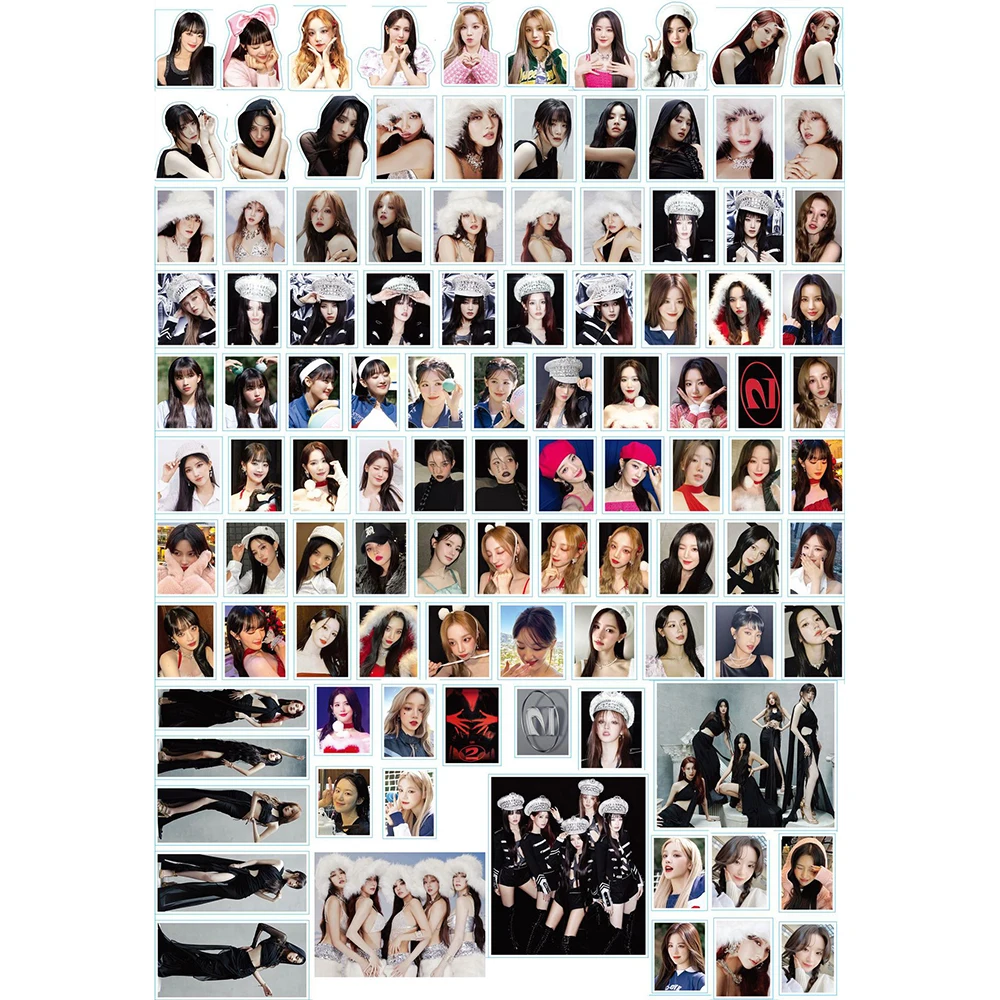 105 pz/set Kpop GIDLE INEVER DIE Album di adesivi Carte Lomo (G) I-DLE Ragazze I Burn Photo Card Minnie Cartolina Adesivi Ventole Regalo