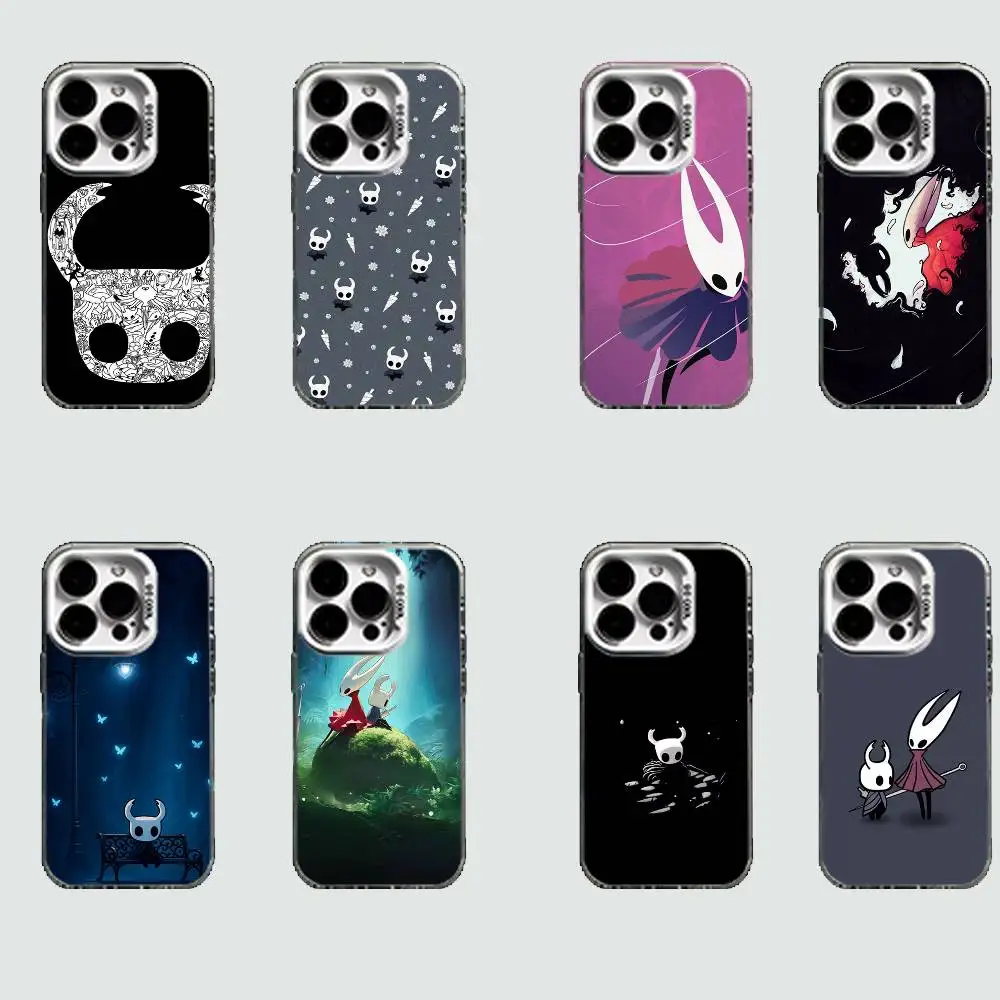 

H-Hollow K-Knight Game Hard Phone Case for IPhone 16 15 14 13 12 11 Pro Max Plus16E X XR XS Max shockproof Full Cover