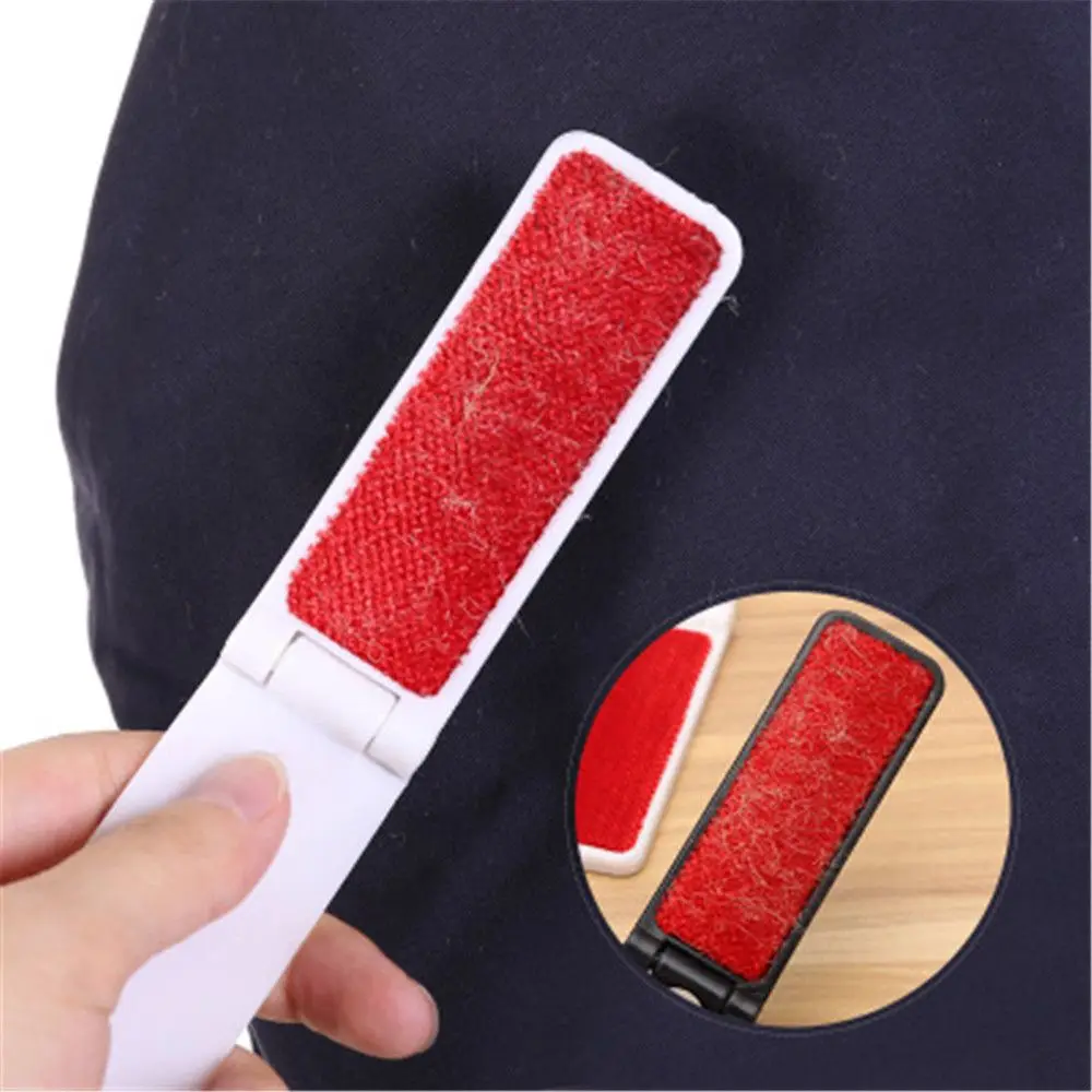 

Travel Cleaning Brush Winter Coat Portable Electrostatic Static Remover Lint Dust Hair Cleaner