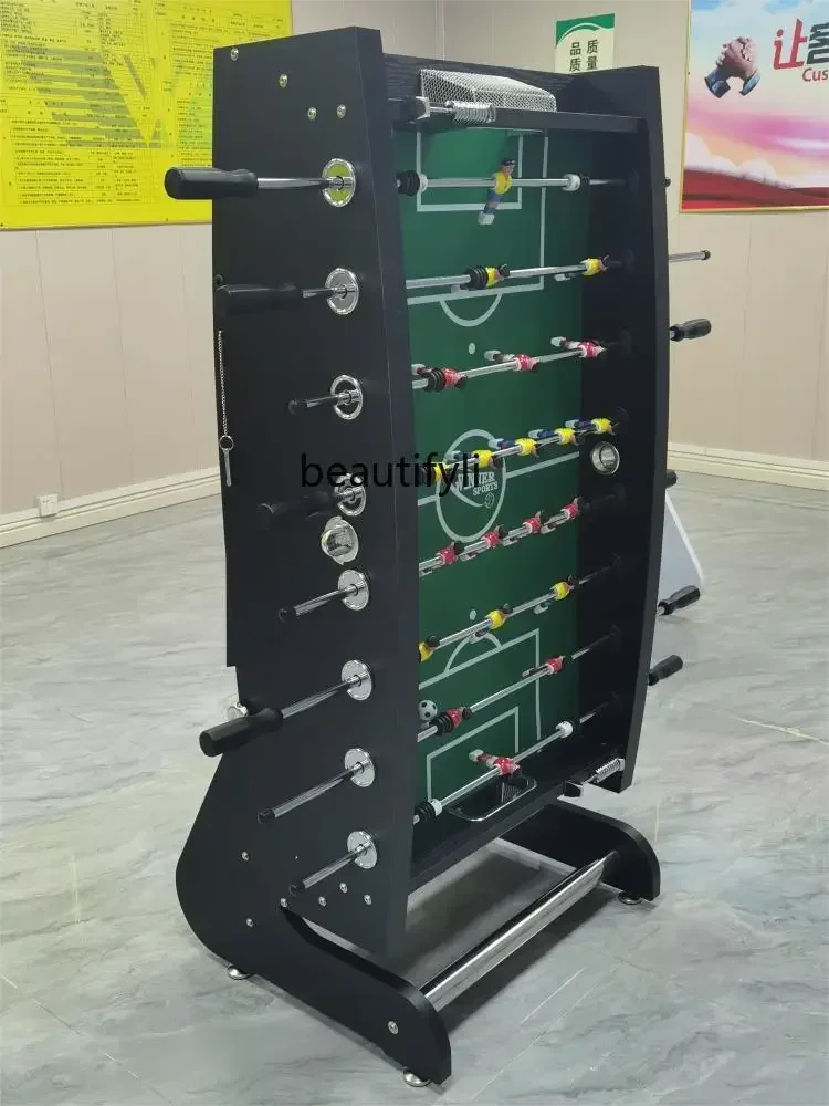 Table Football Machine Standard Professional Adult Football Board Game Solid Stick Stand Folding Does Not Occupy Space