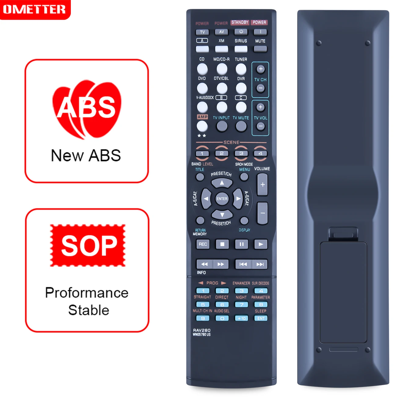 

Remote Control For Yamaha RAV280 WN05780 RAV284 RX-V361 HTR-6140BL A/V AV Receiver