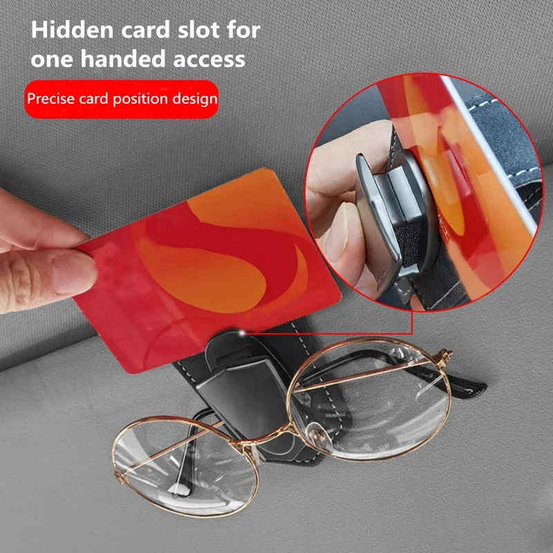 

Car Eyeglass Storage Clip Sun Visor Sunglasses Holde Accessories Glasses HolderEyeglass Holder Storage Clip