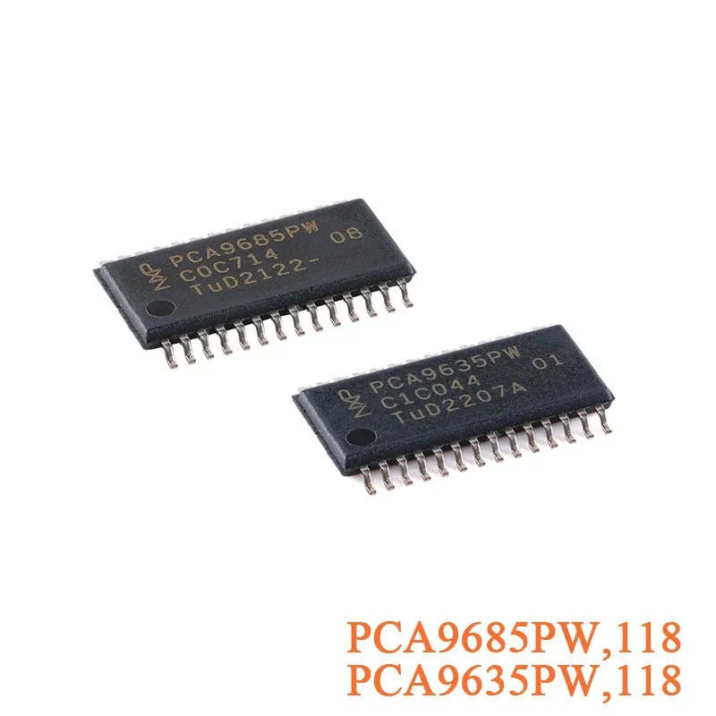 PCA9685 PCA9685PW,118 PCA9635PW,118 TSSOP-28 TSSOP28 I2C 5V Voltage Source LED Controller Chip IC Integrated Circuit