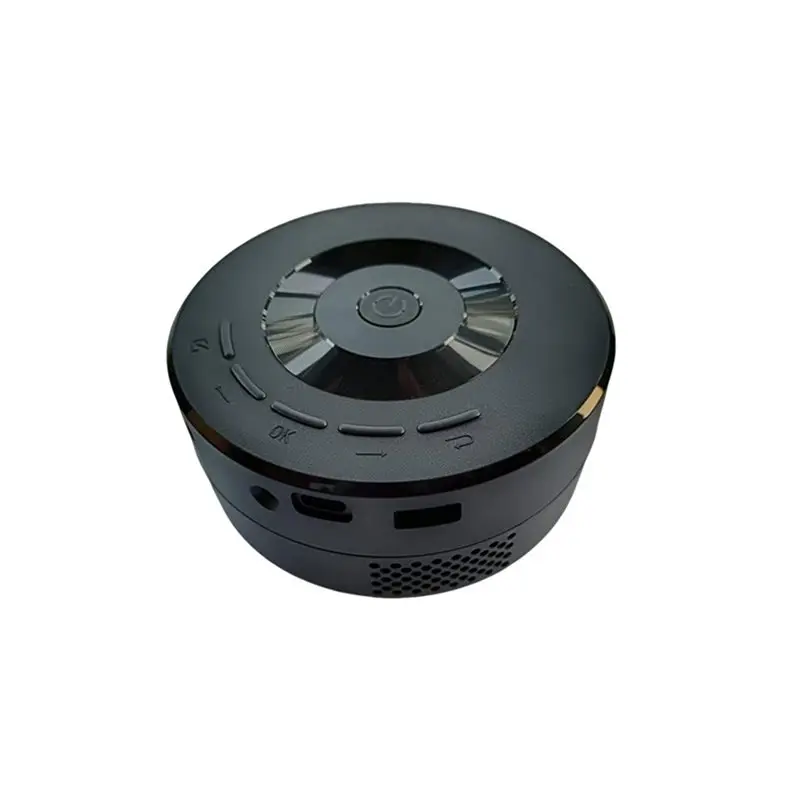 Y43A-Round Projector USB Flash Drives 1080P MP4 Format For Android And IOS Home Projector
