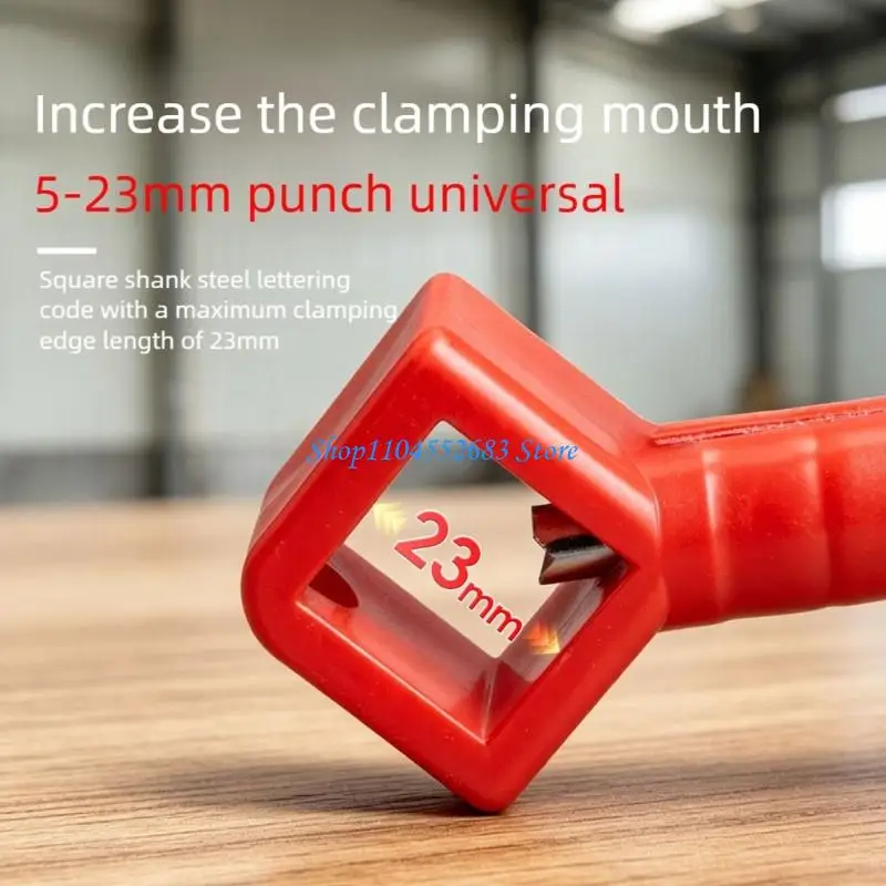 Impact Marking Holder with Textured Handle and Side Knob