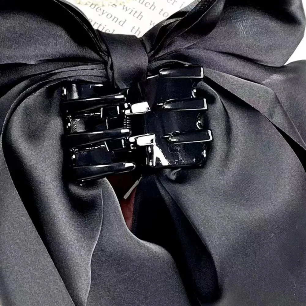 Trendige Koreanische Übergroße Haarspange mit Schleife, Haarklammer für Damen, Hoher Pferdeschwanz, Haarschmuck für Mädchen und Frauen – Detail 8