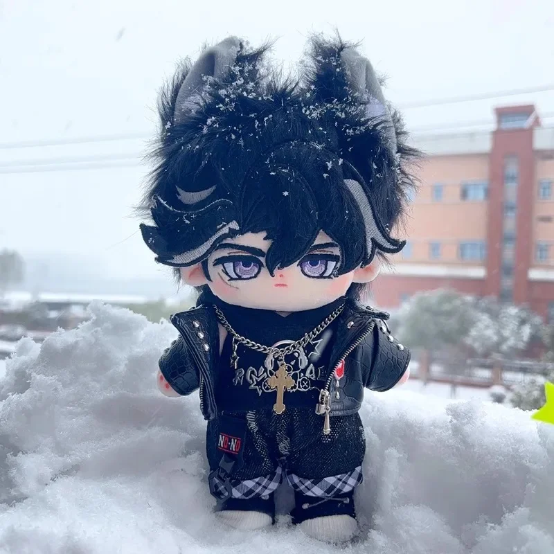 20CM Game Anime  Impact Cosplay Fontaine Wriothesley Adorable Soft Changing Dolls Plush Doll Toy Student Gift