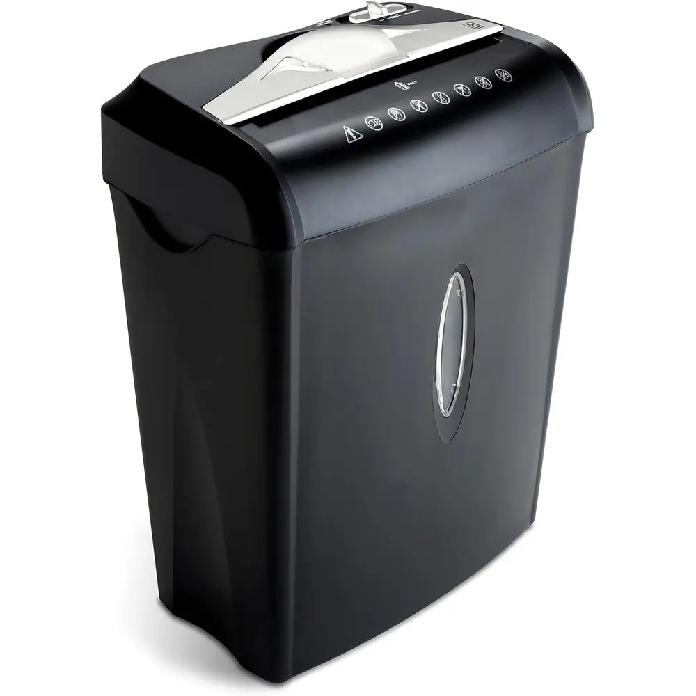 

Secure 8-Sheet Cross-Cut Paper & Credit Card Shredder with 3.7-Gallon Bin