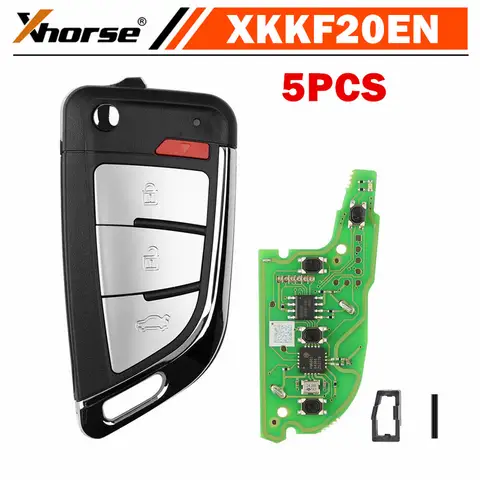 VVDI VVDI2 키 도구 영어 버전에 대 한 5 개/몫 XHORSE XKKF20EN 칼 스타일 원격 키