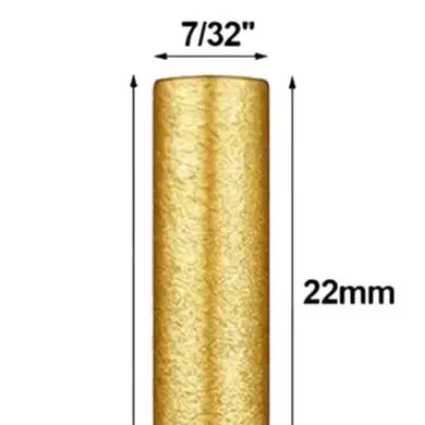 Titanium Enhanced For Chainsaw Sharpening Kit Containing 45 Emery Stones for and Repeatable Blade Sharpening Results