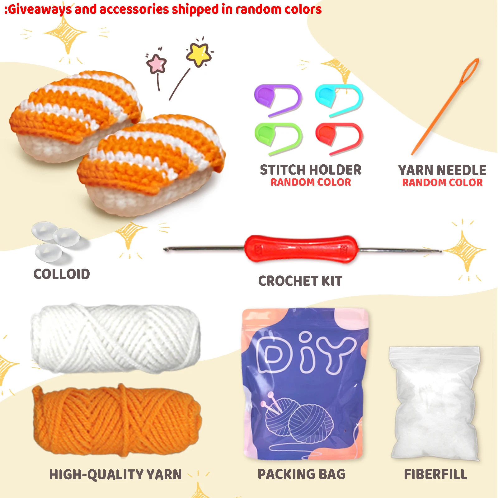 YAMAXIN 2 peças kit de crochê  - Art Craft Yarn avaliação e preço