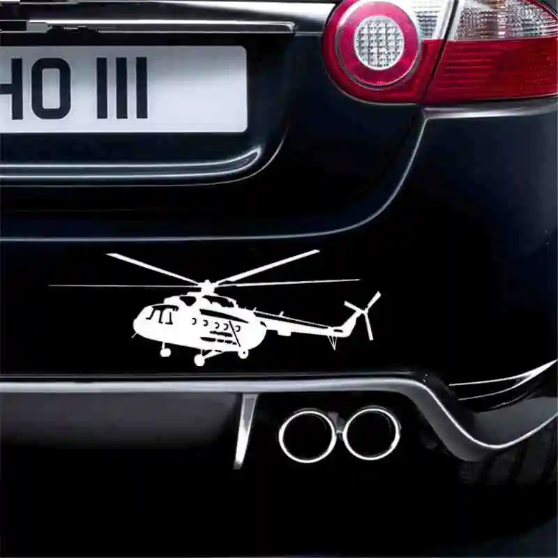 JP helicopter mi-8 aircraft automobile sticker, automobile motorcycle external accessories PVC sticker 15cm-5.6cm