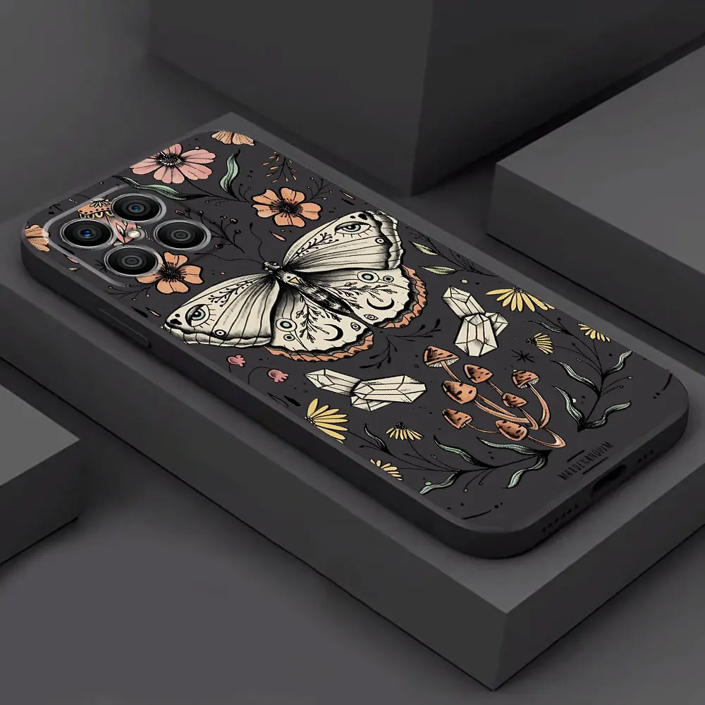 Butterfly Flower Case for Honor X6a X8a 8X 70 Magic5 Lite 90 Pro X9a X8 X6 X7 Magic5 Silicone Art Cover