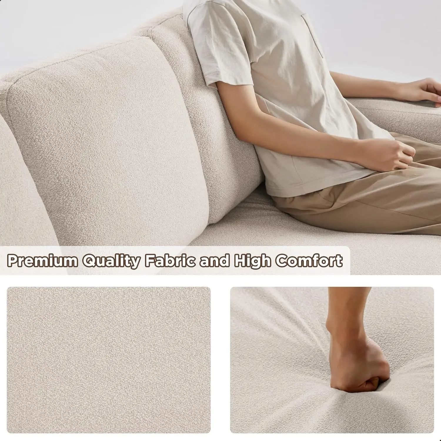 [مخزون محدود، اشتر الآن! ] أريكة سرير نوم مقاس 80 بوصة، أريكة مقطعية قابلة للتحويل على شكل حرف L مع كرسي تخزين، 2 أرفف كتب مدمجة