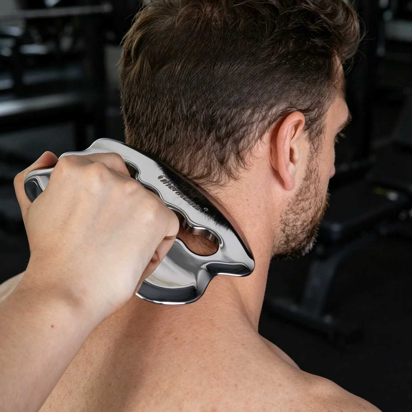 Obrázek 5: Těžký celní poplatek nerez ocel měkké tkáň fitness sval fascia nůž nářadí GUA sha masáž tělo fyzické terapie aparatura