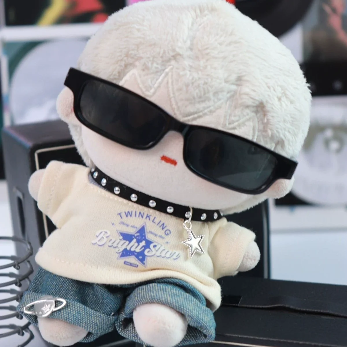 Simpatici mini vestiti per bambole in peluche accessori per labubu idol V1 V2 accessori per vestiti fai da te regalo di abbigliamento