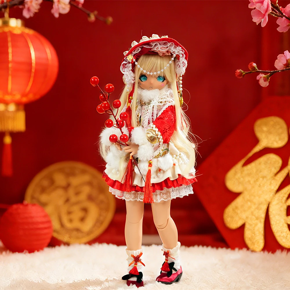 DBS 1/4 BJD Dream Fairy Resin Anime Character Festive Style Tan Skin 16-inch (40 cm) Complete Set  MSD Gift