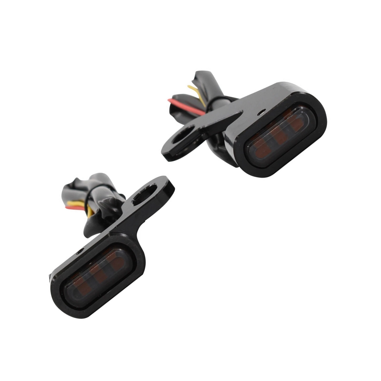 Motorcycle LED Front Turn Signal Light Mini Indicator Lamp For Harley Davidson Softail 2000-2014 Dyna 1999-17 Sportster 1993-03