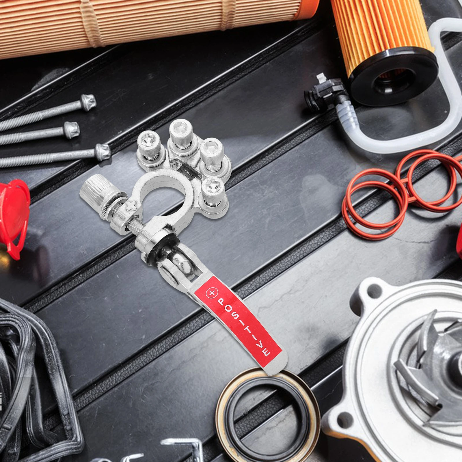 

1 set 1 Set Zinc Alloy Marine Terminal Connectors Quick Disconnect Car Post Clamp Tool For Vehicle Terminal Clip