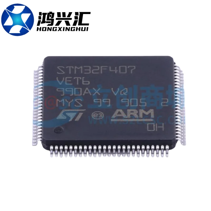 New/Original STM32F407VET6 LQFP-100 ARM Cortex-M4 32-bit Microcontroller MCU
