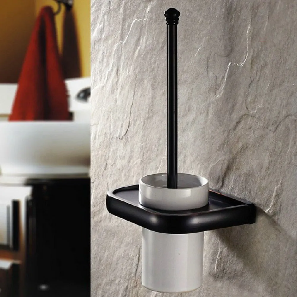 Bathroom Black Oil Rubbed Brass Toilet Brush Holder, Toilet brush Bathroom Products Bathroom Accessories Nba196