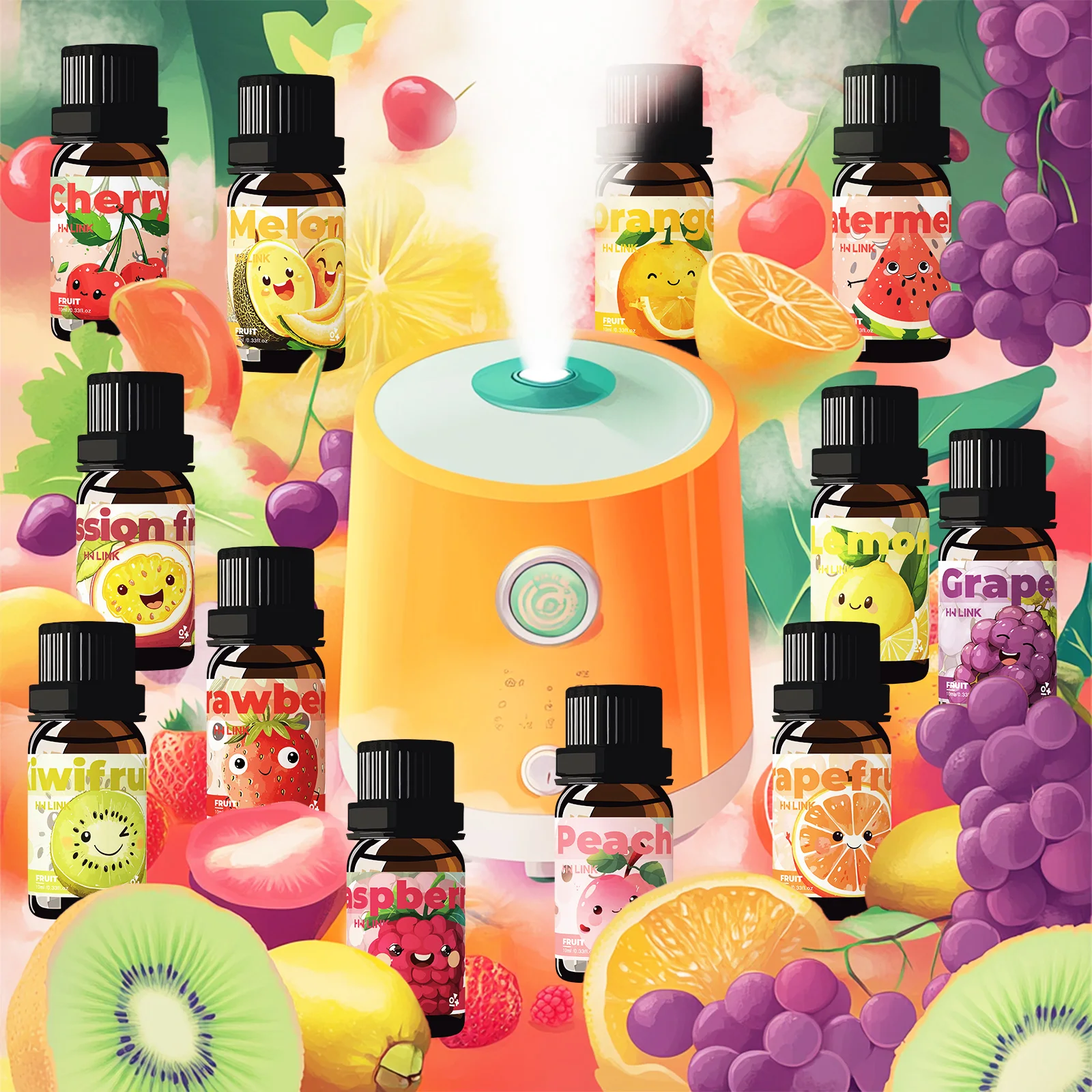 포도 에센셜 오일 10ml 향수 여성 포도 향 오일 아로마테라피 디퓨저 홈 요가 스킨케어 DIY 캔들 및 비누