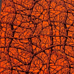 Orange Camouflage Fabrics Cloth Polyester Cotton Twill Bionic Tree TMC Fabric Waterproof Tactical Hunting Accessories Sewing DIY