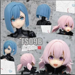 SH STUDIO FS09B 1/12 Soldier Machine Goddess Device Hair Style Resin GK Modified Parts Model Accessories In Stock