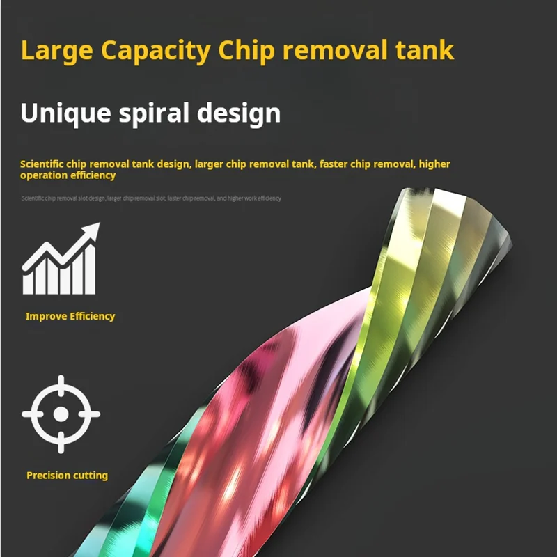 Fresa a spirale a lama singola con gambo da 3,175/4/6 mm con rotazione sinistra, punta per router CNC in carburo HRC60 in alluminio. Plastica. Acrilico