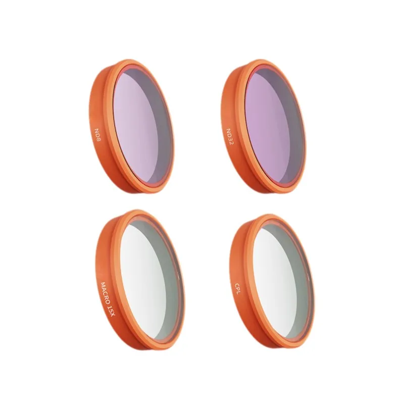 Complete Optical Filter System for DJI Action 6 with CPL ND8 ND16 ND32 ND64 STAR NIGHT Black Mist1/4 ND8PL ND16PL ND32PL Support