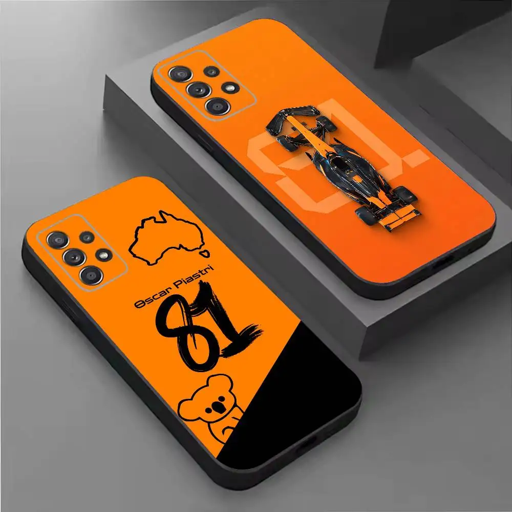 Driver O-Oscar P-Piastri 81  Soft Black Phone Case for Samsung S26,25,24,21,22,21,20,10,9,8,7,6Ultra,Plus,Fe, Lite
