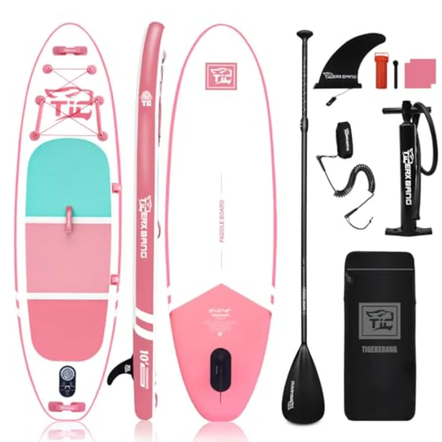 

Inflatable Paddle Board for all-around use, durable PVC material, navy blue, includes premium SUP accessories and Defender Coll