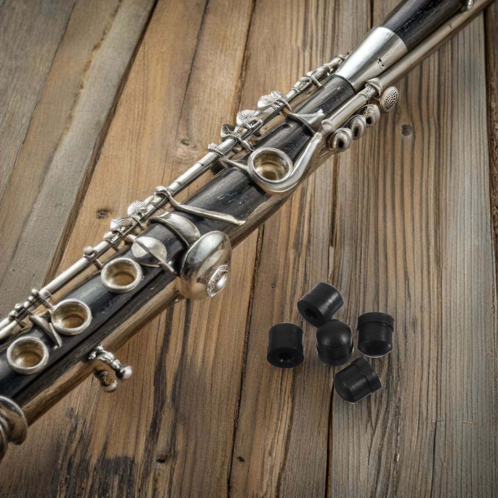 

5Pcs Trombone Slide End Tip Silicone Rubber Protector Replacement Soft Cover Trombone Accessories Repair Parts